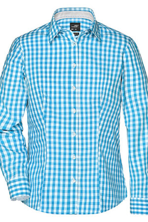 Ladies` Checked Blouse