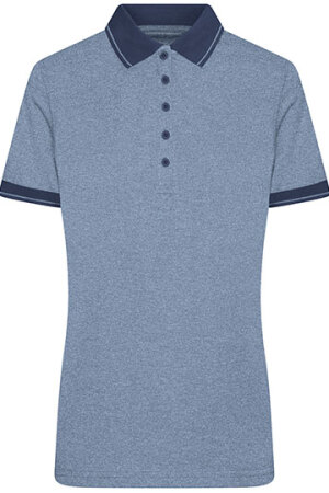 Ladies` Heather Polo