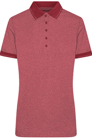 Ladies` Heather Polo