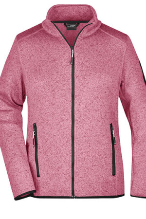 Ladies Knitted Fleece Jacket