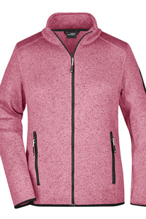 Ladies Knitted Fleece Jacket