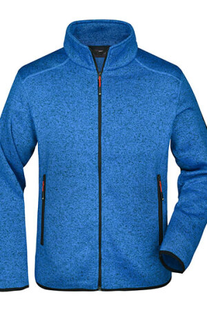 Mens Knitted Fleece Jacket