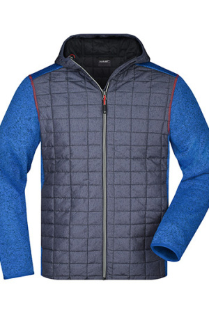 Men's Knitted Hybrid Jacket