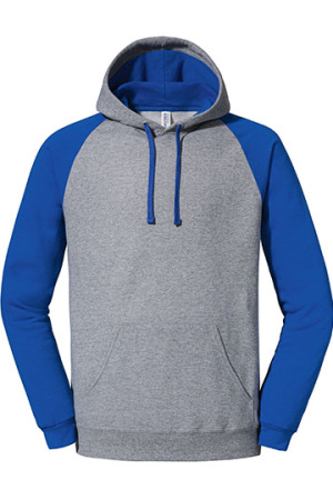 Nublend® Colour-Block Raglan Hooded Sweatshirt