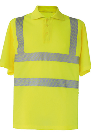 Hi-Viz Broken Reflective Polo Shirt EN ISO 20471