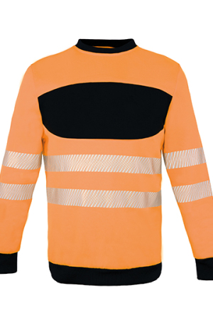 EOS Hi-Vis Workwear Sweatshirt With Printing Area