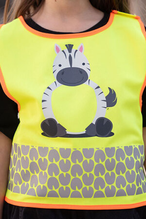 Children's Safety Vest Funtastic Wildlife CO² Neutral