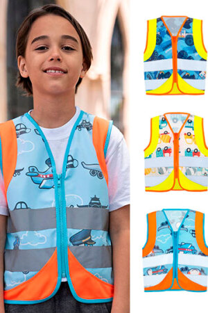 Children´s Safety Vest Action Vehicle Fun CO² Neutral