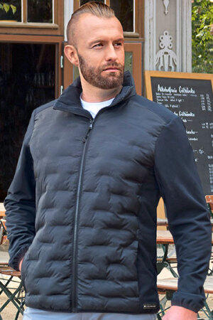 Herren Fleece-Hybrid Jacket