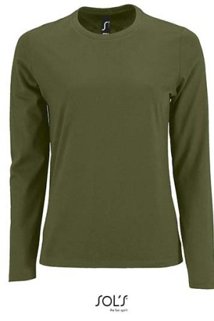 Womens Long-Sleeve T-Shirt Imperial