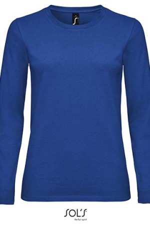 Womens Long-Sleeve T-Shirt Imperial