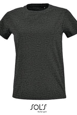 Womens Round Neck Fitted T-Shirt Imperial