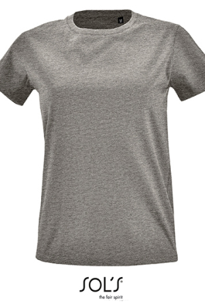 Womens Round Neck Fitted T-Shirt Imperial