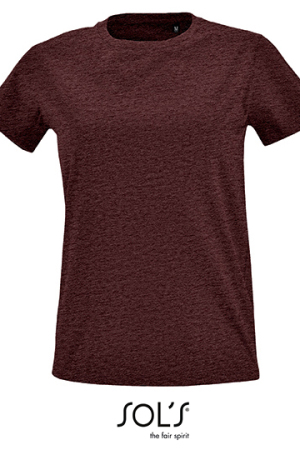 Womens Round Neck Fitted T-Shirt Imperial