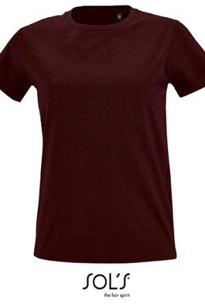 Womens Round Neck Fitted T-Shirt Imperial