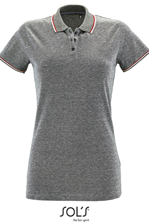 Womens Heather Polo Shirt Paname