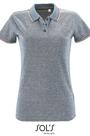 Womens Heather Polo Shirt Paname