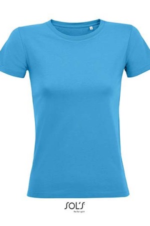 Womens Round Neck Fitted T-Shirt Regent