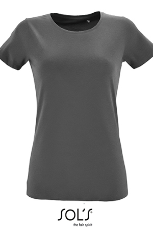 Womens Round Neck Fitted T-Shirt Regent