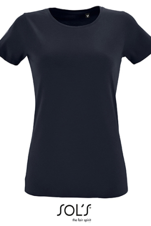 Womens Round Neck Fitted T-Shirt Regent