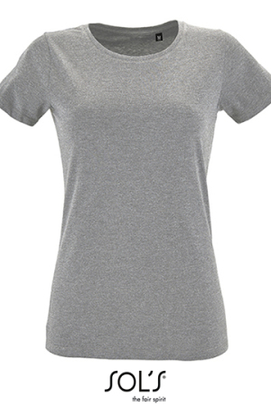 Womens Round Neck Fitted T-Shirt Regent