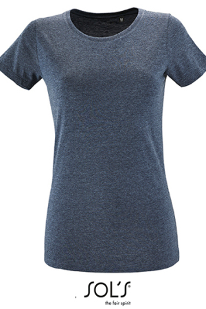 Womens Round Neck Fitted T-Shirt Regent