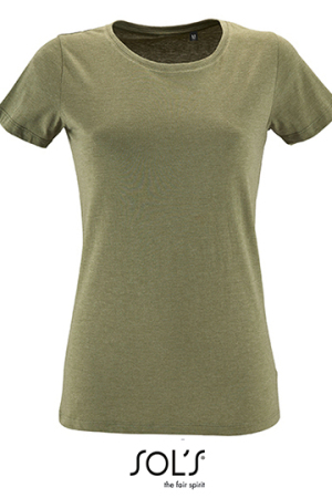 Womens Round Neck Fitted T-Shirt Regent