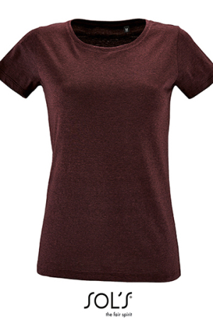 Womens Round Neck Fitted T-Shirt Regent