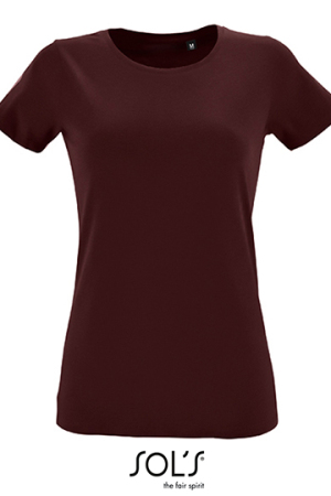 Womens Round Neck Fitted T-Shirt Regent