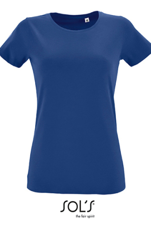 Womens Round Neck Fitted T-Shirt Regent