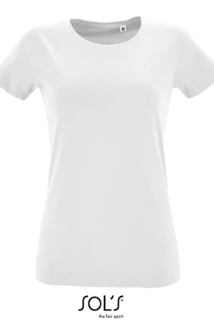 Womens Round Neck Fitted T-Shirt Regent