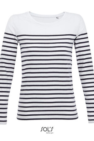 Women´s Long Sleeve Striped T-Shirt Matelot