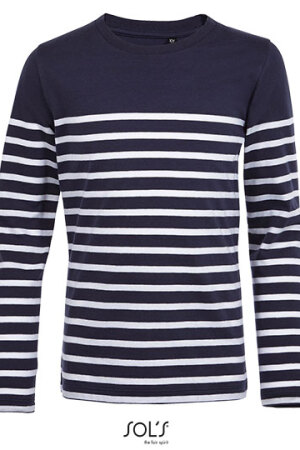 Kids´ Long Sleeve Striped T-Shirt Matelot