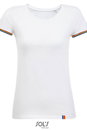 Women´s Short Sleeve T-Shirt Rainbow