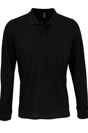 Unisex Long Sleeve Polycotton Polo Shirt