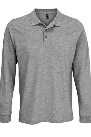 Unisex Long Sleeve Polycotton Polo Shirt