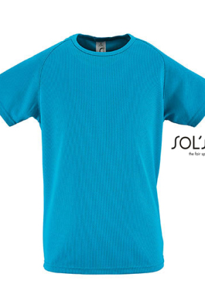 Kids Raglan Sleeved T-Shirt Sporty