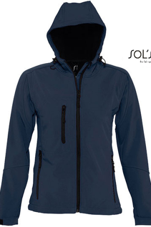 Womens Hooded Softshell Jacket Replay