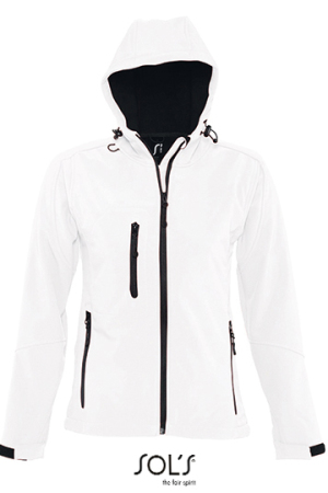 Womens Hooded Softshell Jacket Replay