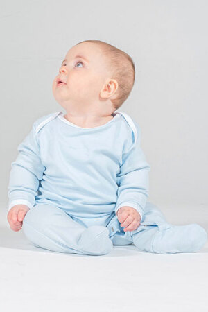 Contrast Long Sleeved Sleep suit