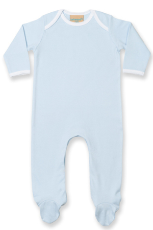 Contrast Long Sleeved Sleep suit