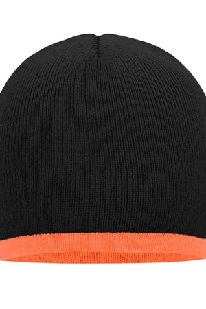 Beanie With Contrasting Border