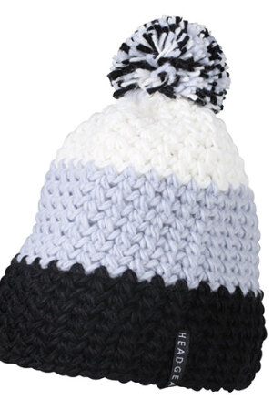 Crocheted Cap With Pompon