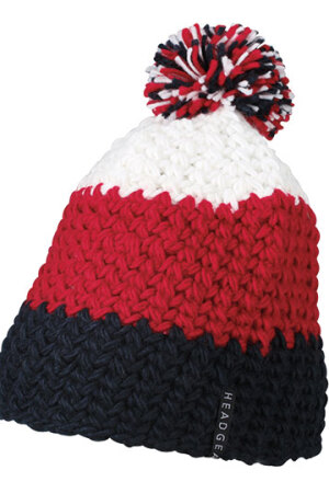 Crocheted Cap With Pompon