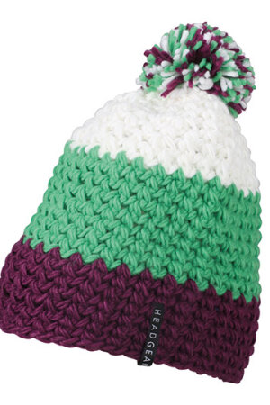 Crocheted Cap With Pompon