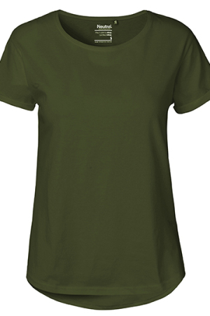 Ladies Roll Up Sleeve T-Shirt