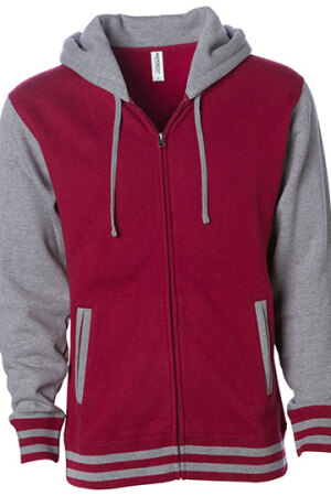 Unisex Heavyweight Varsity Zip Hood