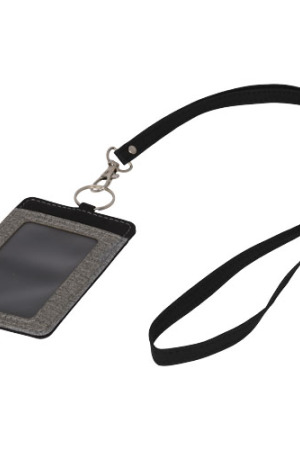 Eye-d melierter Ausweishalter mit Lanyard