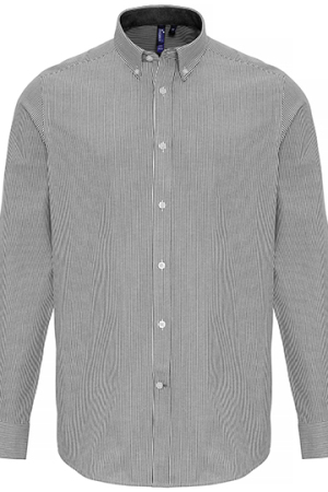 Mens Cotton Rich Oxford Stripes Shirt