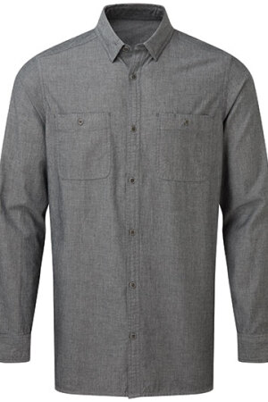 Men`s Organic Chambray Fairtrade Long Sleeve Shirt